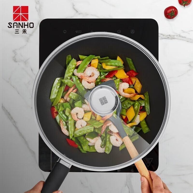 Sanhe 30CM Titanium Alloy Non-stick Wok