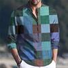 Men's Shirt Classic Button-Down Stylish Spring Autumn Casual Retro Design Versatile Shirt Male Accessories