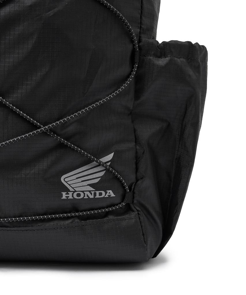 Phyps Motorcycle Original Wing Logo Half Mesh Bag Black