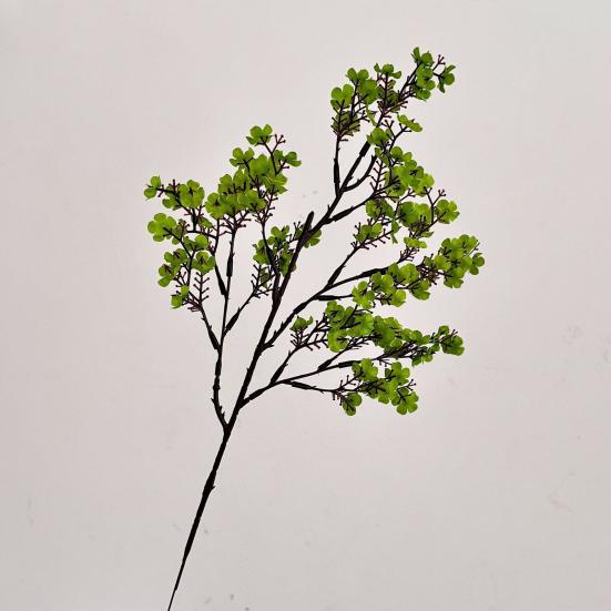 Konstgjorda Plomblomsgrenar 19,6" Falska Långstammade Vinterblomma för Bröllop Hemmakontor Sovrum Fest Bordscentrum