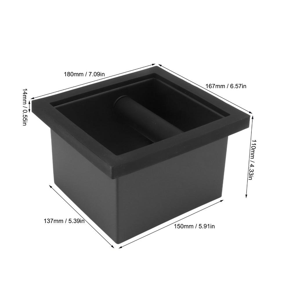 Bottomless Ground Knock Box Stainless Steel Bottomless Knock Box  Commercial Coffee Shop