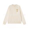 Unisex Embroidered Heart Hoodie Sweatshirt Casual Loose Fit Cotton Pullover Winter