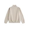 Unisex Oversized Knit Cardigan With Stand Collar Casual Loose Fit Pullover Fall Youth Fashion
