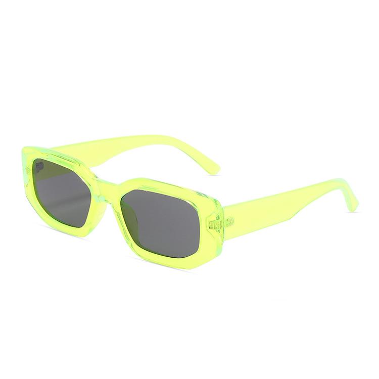 "2022 Retro Square Frame Sunglasses, Unisex Fashion Street Style with UV Protection"
