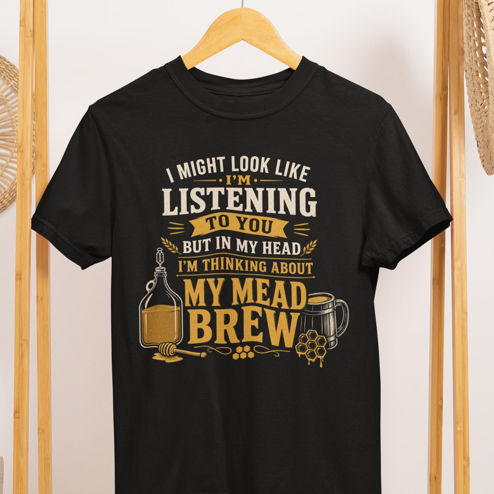 Mead Brewing Shirt, Honey Wine Maker Tee, Comfort Colors 1717 T-Shirt 3XL
