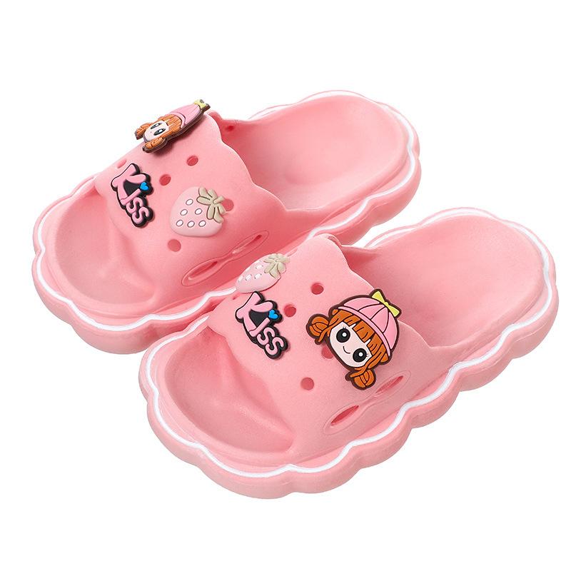 Parent-child slippers for girls, summer cartoon new style indoor soft-soled non-slip home children's non-slip sandals for boys