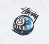 Stussy Born Raised 8 Ball Tee White