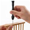 Handbohrer-Set Stiftkloben mit Mini-Spiralbohrern für DIY-Schmuckherstellung Mehrzweck-Rotationswerkzeug