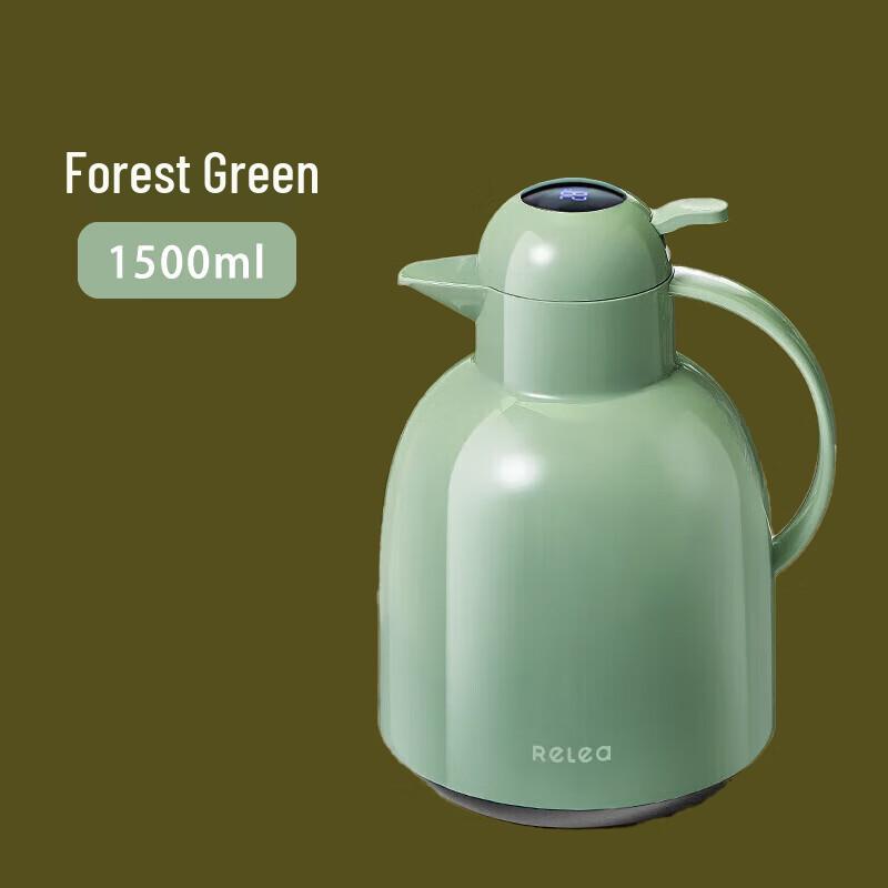Wushenwu 1.5L Smart Temperature Display Glass Thermos