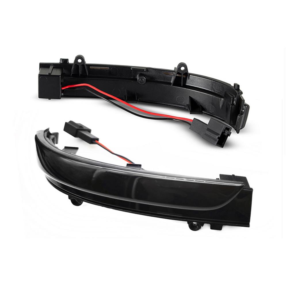 

2 шт. Боковое зеркало заднего вида автомобиля, светодиодный указатель поворота, мигалка, замена для Volkswagen GOL G5 G6 G7 G8 чёрный