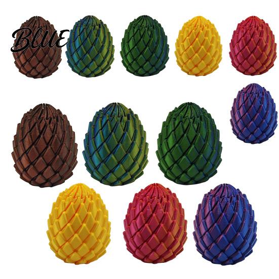 Sensory Fidget Egg 3D Printed Twisting Toy Stress Relief Spiral Articulated Rotating Portable Reducer