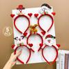 5PCS Santa's Hat Christmas Hair Hoop Snowman New Year Hairband Cute 2025 Headband  Prom Props