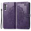 Pour Samsung Galaxy A05s 4G Étui de téléphone magnétique en relief Motif mandala