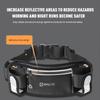 Running Belt with Bottles Fanny Pack with Adjustable Strap Cycling Bag for Running Walking Cycling