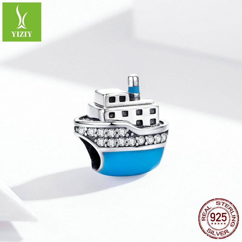 Yinziyun Ocean Series Sterling Silver Luxury Yacht Beaded Accessory SCC1379
