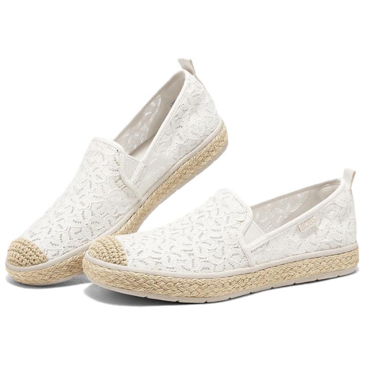 Skechers Bobs Comfortable Soft Flat Mary Jane Shoes Women Shoes White 114046-WHT
