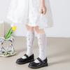 Schleife Stern Ausgeschnitten Gaze Koreanischer Stil Strümpfe Kinder Strumpfwaren Kniestrümpfe Mädchen Lange Socken