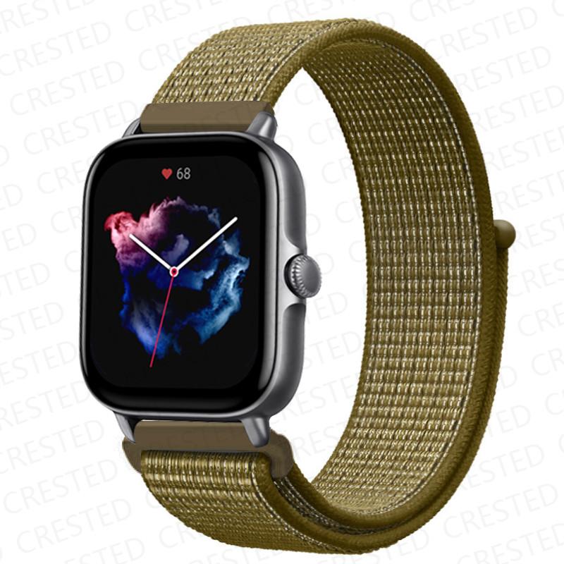20mm 22mm Watch Band For Amazfit GTS/2/2e/4/3/mini GTR 4/2/3/Pro 47mm stratos 3 Nylon Bracelet pulseira correa Amazfit bip strap