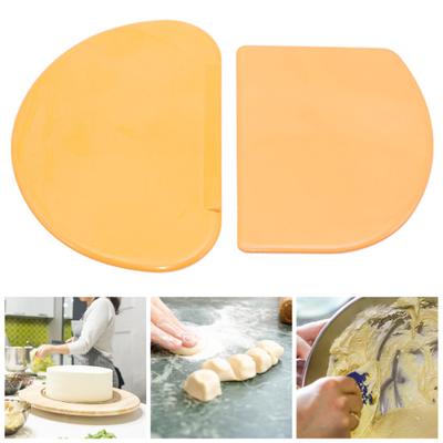 Butter Scrape Easy Cutting Non-stick DIY Soft Handheld Efficient Dough Cutter Spatula Bakery