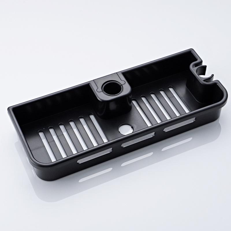 Bohrfreier Duschkopf & Badezimmerregal mit hängendem Aufbewahrungskorb