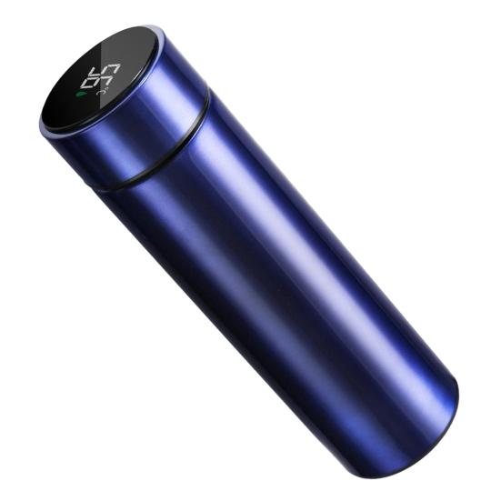 Yousheng Smart Thermal Mug with Temperature Display 500ML Stainless Steel Vacuum Insulated Bottle Tea Bag Filter Portable Travel Cup for Hot Cold