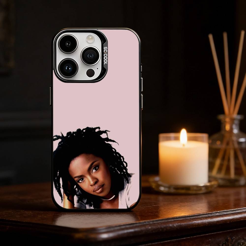 Singer L-Lauryn Hill Phone Case Color Silver Shell For IPhone 17 16 15 14 13 12 11 Pro Max Plus