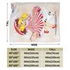 Candy Candy  Fleece Blanket Romance Anime Manga  Funny Throw Blanket for Home Hotel Sofa  150*125cm Plush Thin Quilt