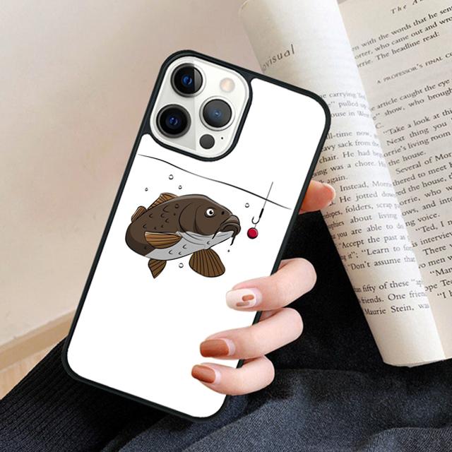 Carp Fishing Phone Case Cover For iPhone 17 Air 16 15 14 Plus 11 12 13 Pro Max Coque Shell Fundas