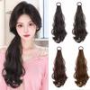 Vitality Long Wavy Ponytail Hair with Rubber Band Hair Band Hairpiece  Daily Use
