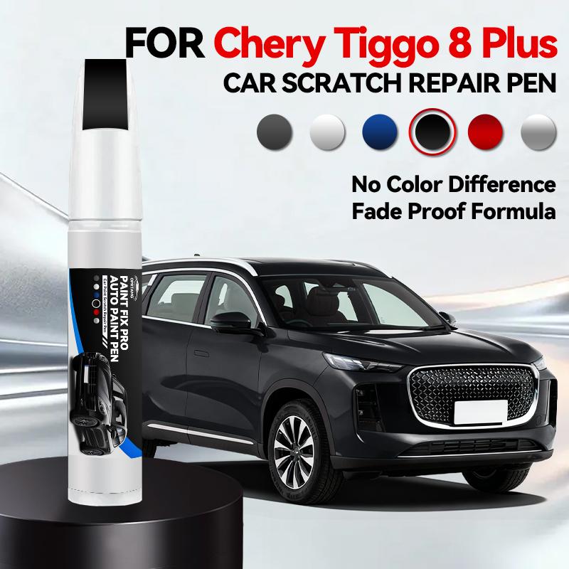 Für Chery Tiggo 8 Plus 1990-2026 Lackreparaturstift Ausbesserungsstift Kratzerentferner Autozubehör Schwarz Silber Grau Blau Rot