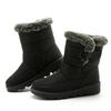 Waterproof Snow Boots Women Faux Fur Keep Warm Winter Shoes Woman Outdoor Non-Slip Thicken Plush Ankle Boots Plus Size 44