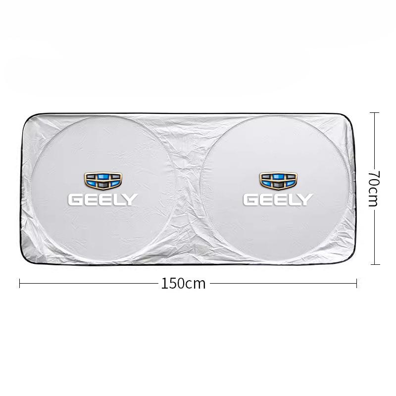 Car Windshield Sun Shade Visor UV Protection Shield For Geely Atlas Coolray Emgrand X7 GT Tugella Preface Jingang ICON Boyue X6