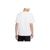 Nike Men's White Solid Loose-Fit Skateboarding Crew Neck T-Shirt