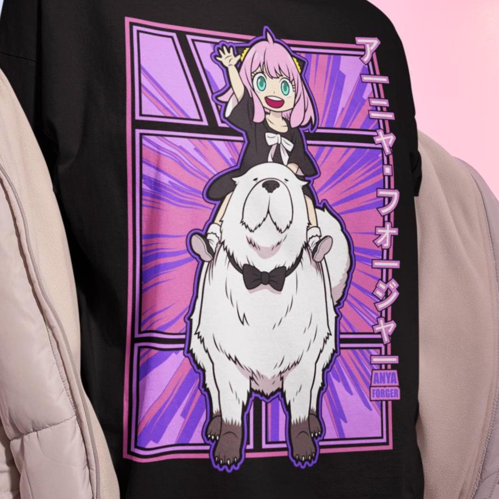 Anya Forger Anime Shirt – Spy X Family Cosplay Tee L