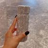 Creative Diamond Water Bottle Portable 150ml Mini Insulated Cup Stainless Steel Exquisite Diamond-encrusted Mug Girls