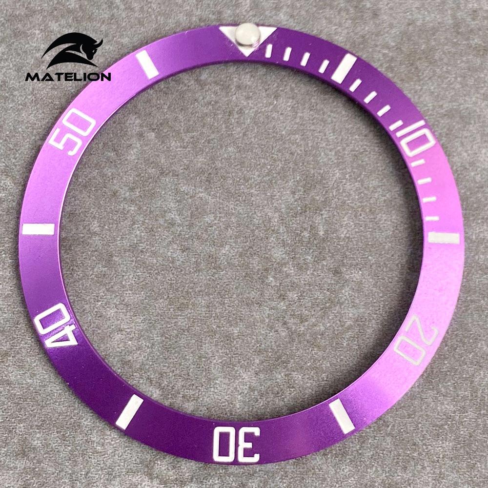 MATELION 38 мм керамический сплав часы безель вставка кольцо наклонная посадка 40 — фото 15