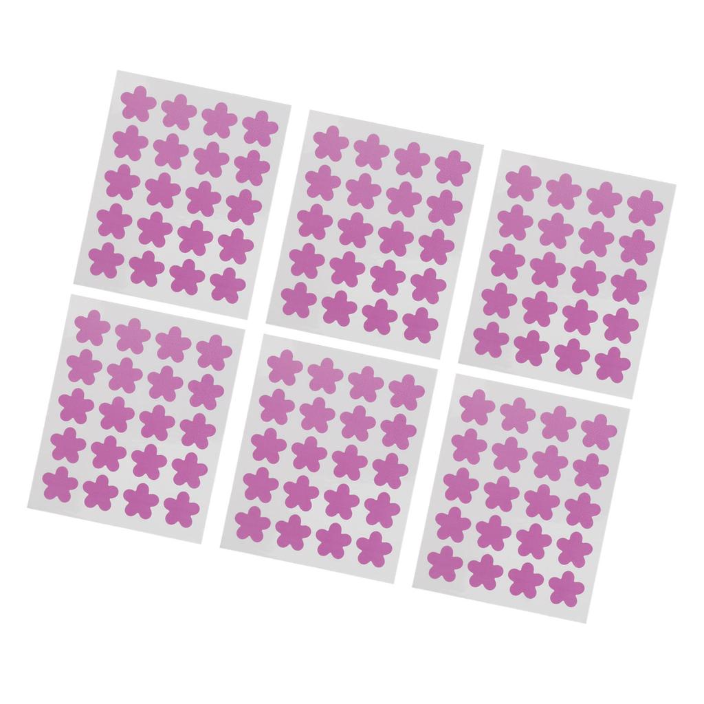 120 de bucăți autocolante de detectare UV pentru protecție solară plasturi de protecție solară reutilizabile în formă de floare pentru protecție UV