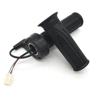 1 para 12-72v uchwyt akceleratora rower elektryczny Twist manetka przepustnicy części zamienne do rowerów elektrycznych