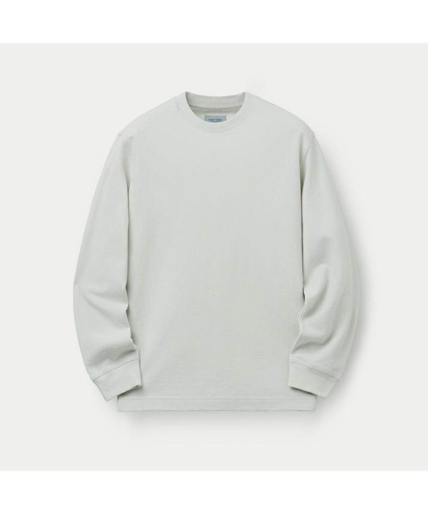 Silijeu Cotton Round Long Sleeve T-Shirt Satas26211Gyl
