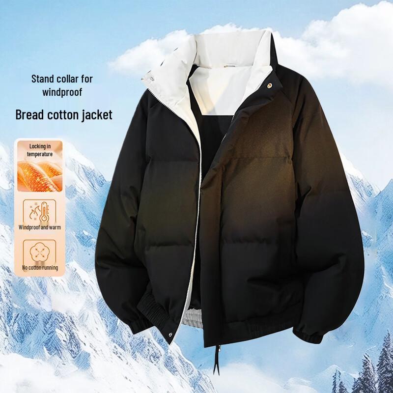 

MEDE Men s Stand-Collar Padded Winter Jacket XL