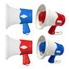 Mini Megaphone Toy with Bead Chain Loud Bullhorn Keychain Pendant Toddlers Boys Girls Recording Loudspeaker Educational Musical Instruments Toy