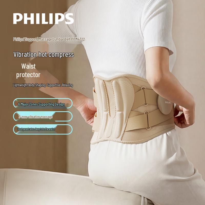 

Philips Smart Waist Massager Belt PPM4322 CN plug (adapter included)