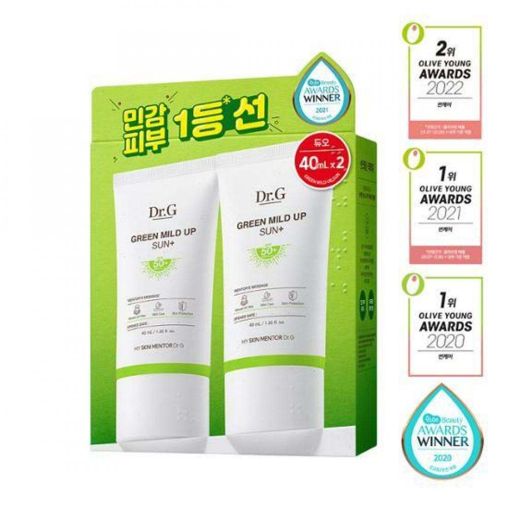 

Dr.G [Лучшая чувствительная кожа] Dr.G Green Mild Up Sun Plus 40мл+40мл