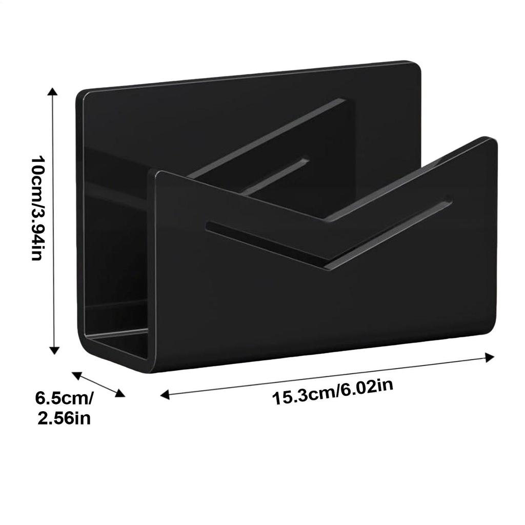 Desktop Letter Holder Acrylic Desk Letter Paper Storage Holder MultifunctionalFile Storage Rack Documents Organization For