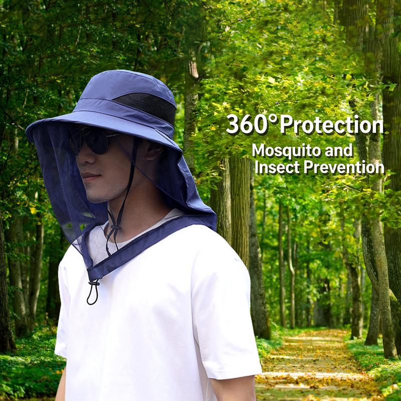 Wide Brim Hat for Sun Protection Summer Outdoor UV Shield Camping Hiking Lightweight Breathable Cap