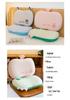 Cartoon Cat Ice Bean Memory Foam Cooling Neck & Back Support Pillow