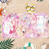 Pixel Style Anime Beach Towel Quick-drying Super Absorbent Suitable for Swimming Beach Vacation Pool Gym Summer Gift for Friends