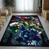 Marvel Avengers Spider Man Cartone Animato Tappeto Area Antiscivolo per Soggiorno Tappeto Morbido per Camera da Letto Stanza dei Giochi dei Bambini Divano, Zerbino Decorazione per la Casa
