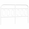 VidaXL Tête de lit métal blanc 137 cm 377198