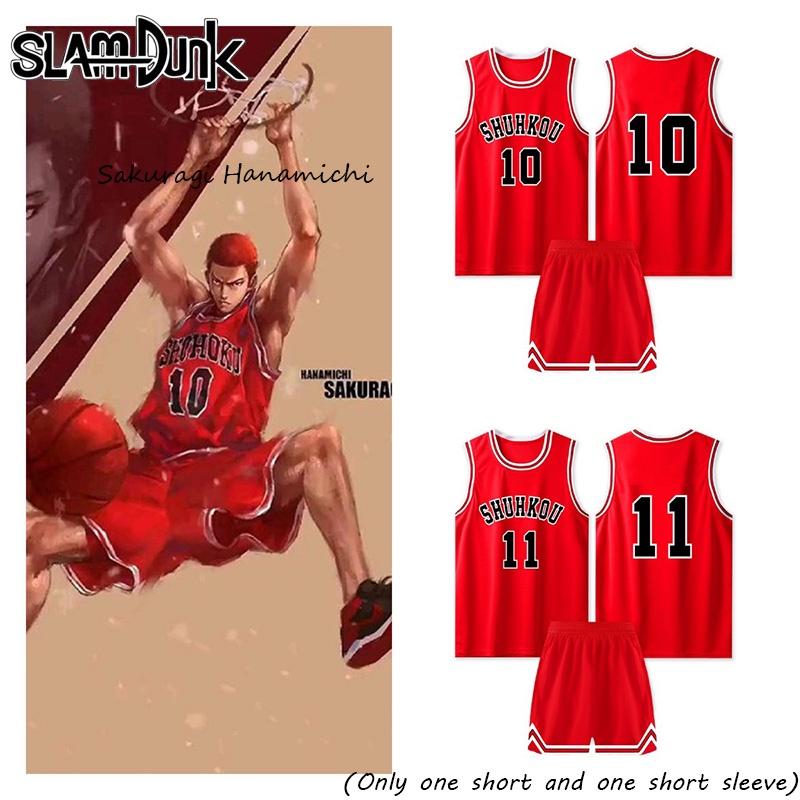 Slam Dunk Cosplay Costume Sakuragi Hanamichi, Rukawa Kaede, S-xxxl